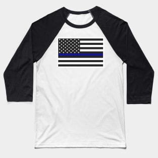 Thin Blue Line Flag, Police Officer Gifts Baseball T-Shirt